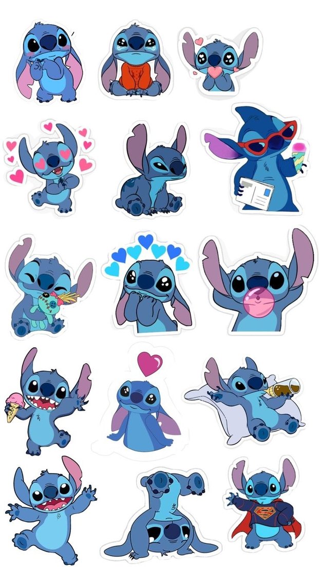 Labubu, stich, sonny Angel figürlü cıkartmalar - Görsel 5