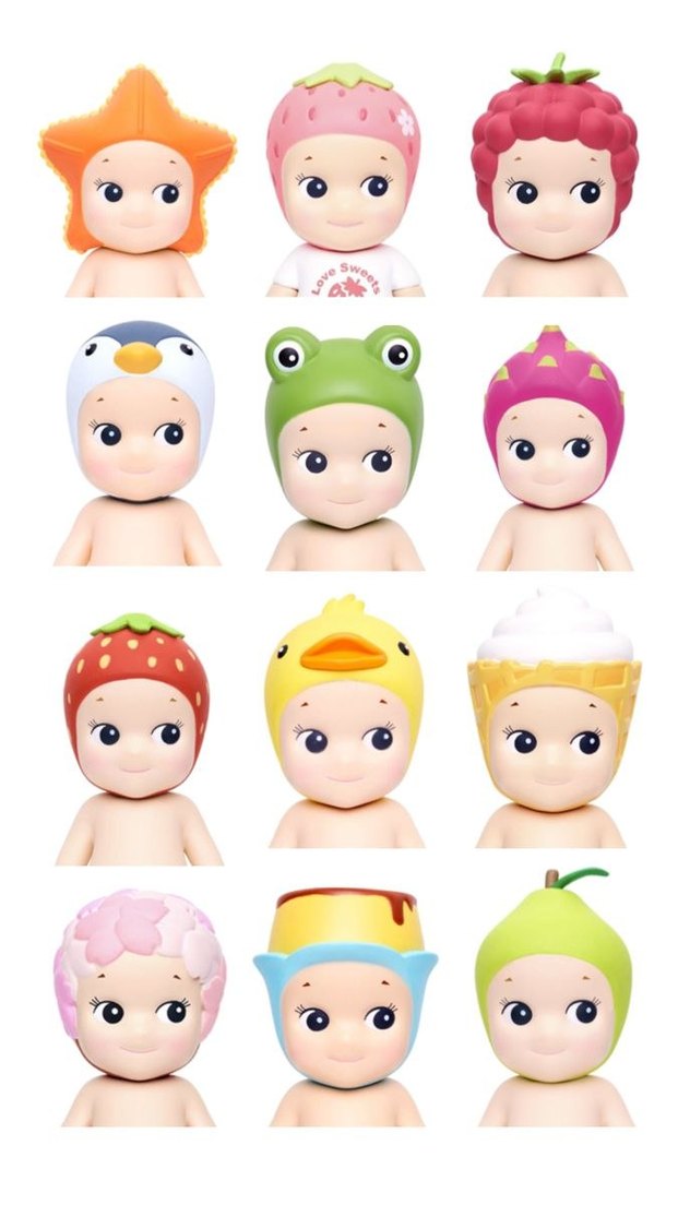 Labubu, stich, sonny Angel figürlü cıkartmalar - Görsel 3