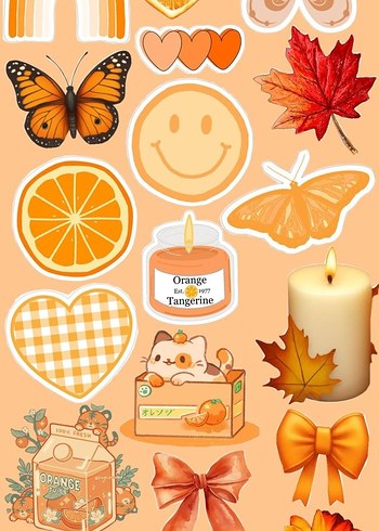 Sarı temalı Temalı Çıkartmalar (3 sayfa) - Görsel 3