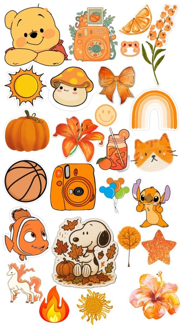 Sarı temalı Temalı Çıkartmalar (3 sayfa) - Görsel 2