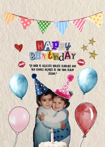 Doğum Günü günü temalı görsel - Görsel 3