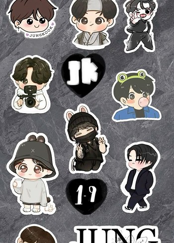 Jk sticker - Görsel 3