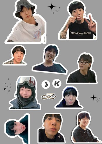 Jk sticker - Görsel 2