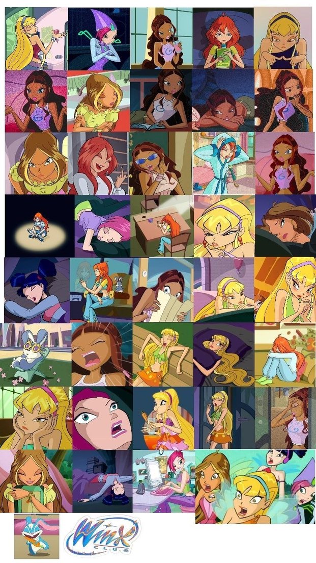 Winx Club Çizgi Roman Karakterleri sticker - Görsel 2