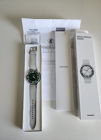 Beden gri Renk Samsung watch 6 Classic 47mm erkek saati