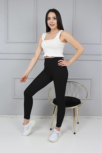 Siyah Fitilli Tayt XL (3)