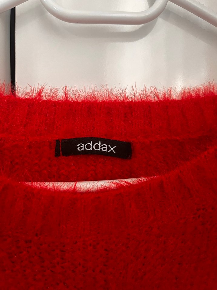 Kırmızı  Kadın Triko - Görsel 2