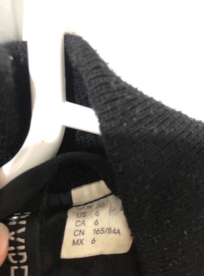 Düğmeli ve fermuarlı Siyah Midi Street Wear Kadın Ceket - Görsel 4