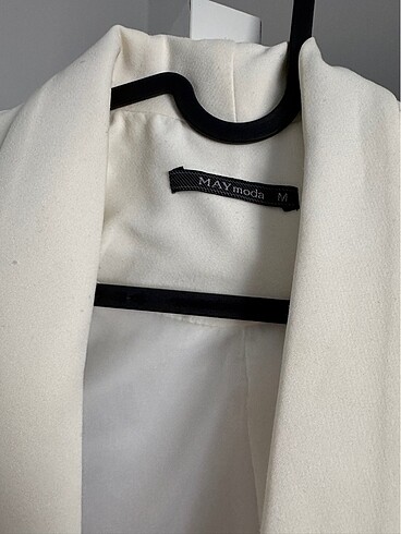 m Beden Ekru blazer ceket