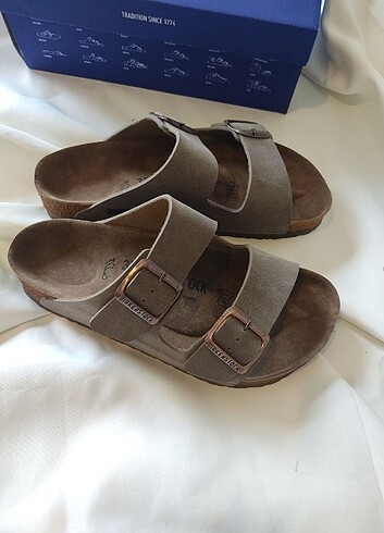 Birkenstock BİRKENSTOCK ARİZONA TERLİK VİZON SÜET 