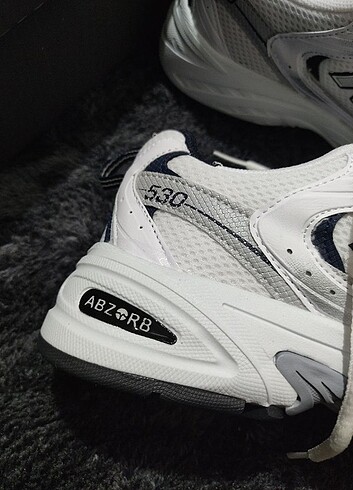 39 Beden beyaz Renk NEW BALANCE 530 BEYAZ LACİVERT