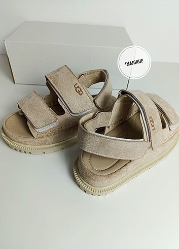 38 Beden ten rengi Renk UGG GOLDENGLOW SANDALET BEJ
