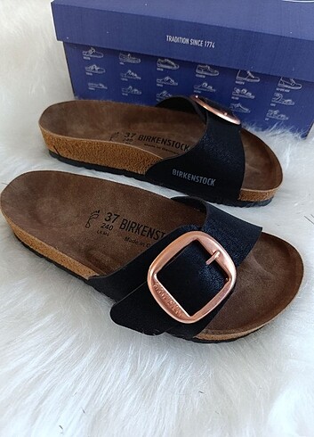 Birkenstock BİRKENSTOCK MADRİD BAYAN TERLİK SİYAH