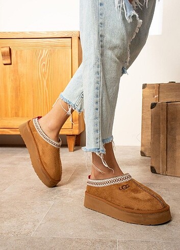 UGG TAZZ SLİPPER PLATFORM TABA 