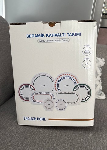 6 kişilik Desenli kahvaltı takımı - Görsel 3