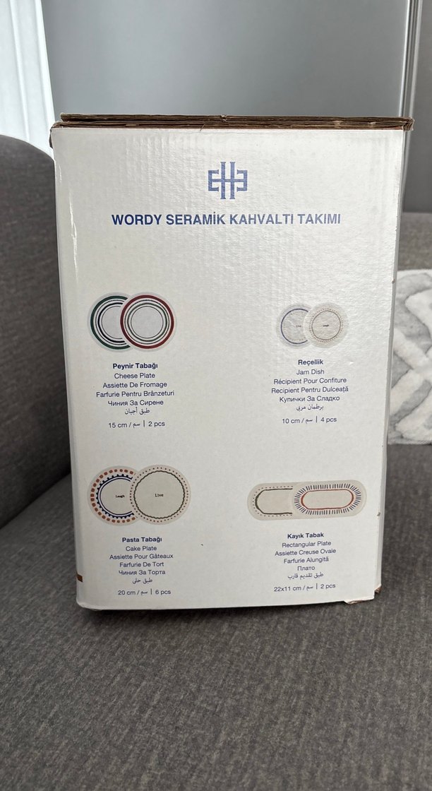 6 kişilik Desenli kahvaltı takımı - Görsel 5