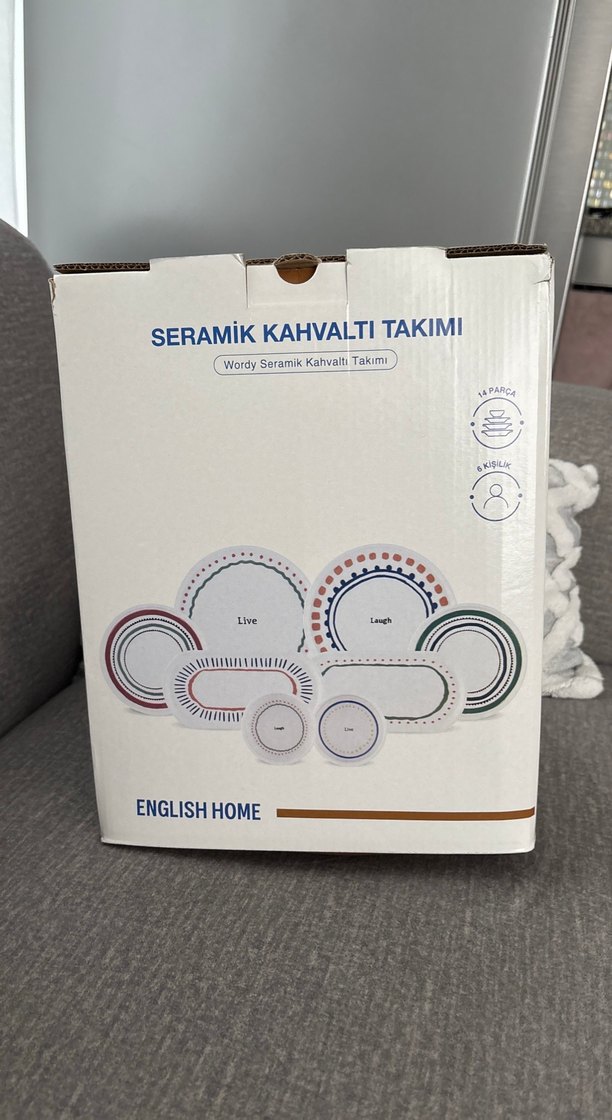 6 kişilik Desenli kahvaltı takımı - Görsel 3