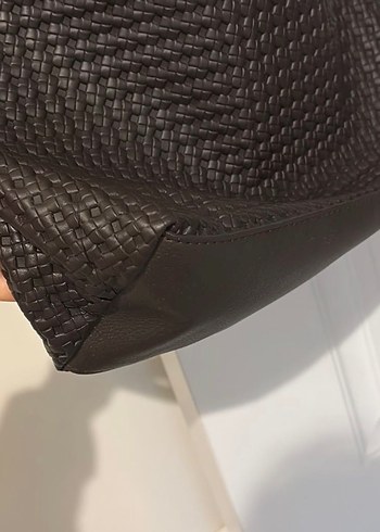 Acı Kahverengi Deri Çanta - Görsel 3