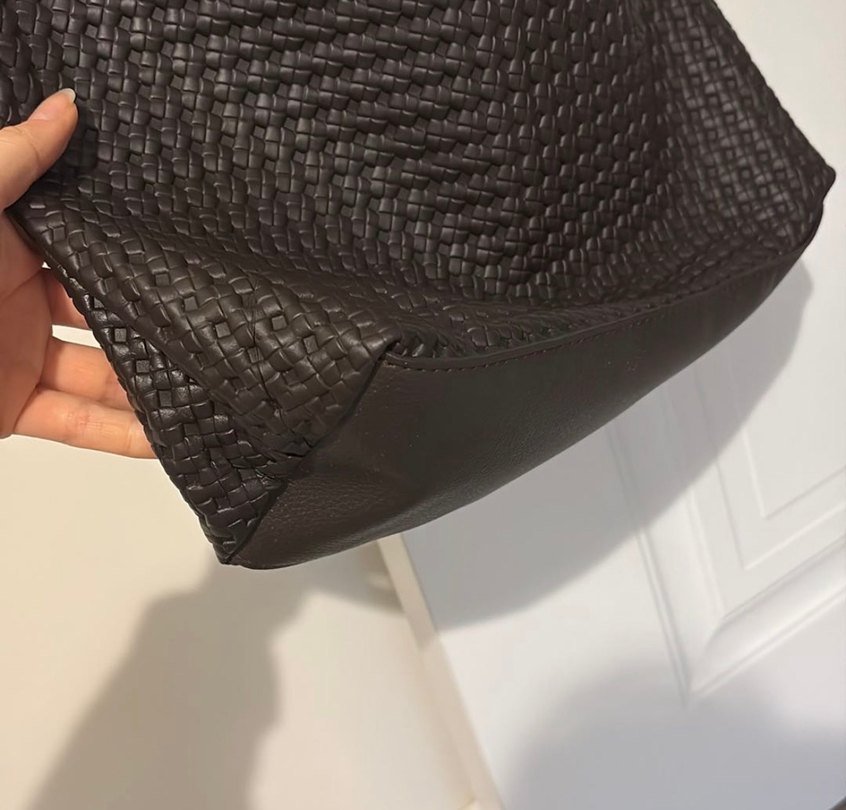 Acı Kahverengi Deri Çanta - Görsel 3