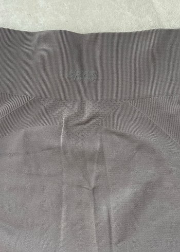 Büzgüsüz Gri Kadın Mini Tayt - Görsel 5