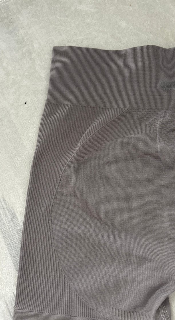 Büzgüsüz Gri Kadın Mini Tayt - Görsel 4