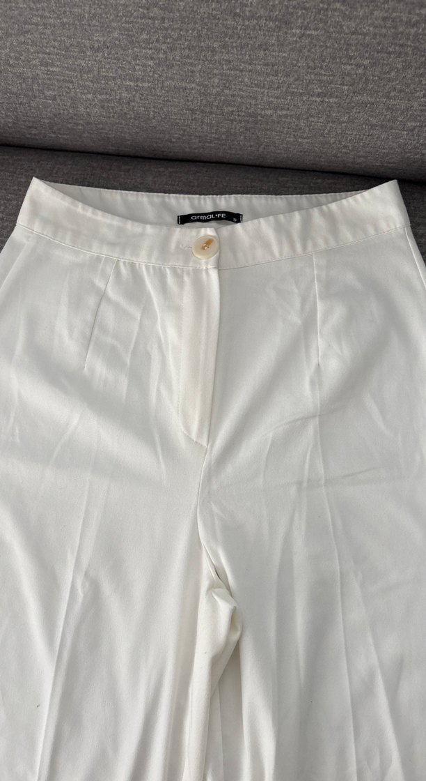 Ekru Kadın Pantolon - Görsel 4