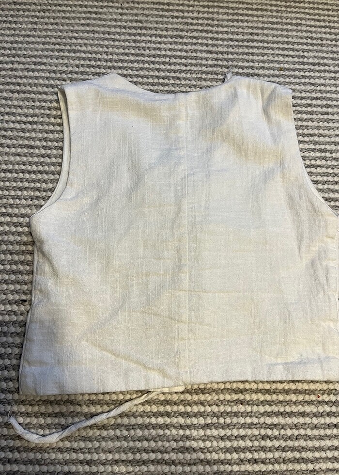 Keten yelek - Görsel 5