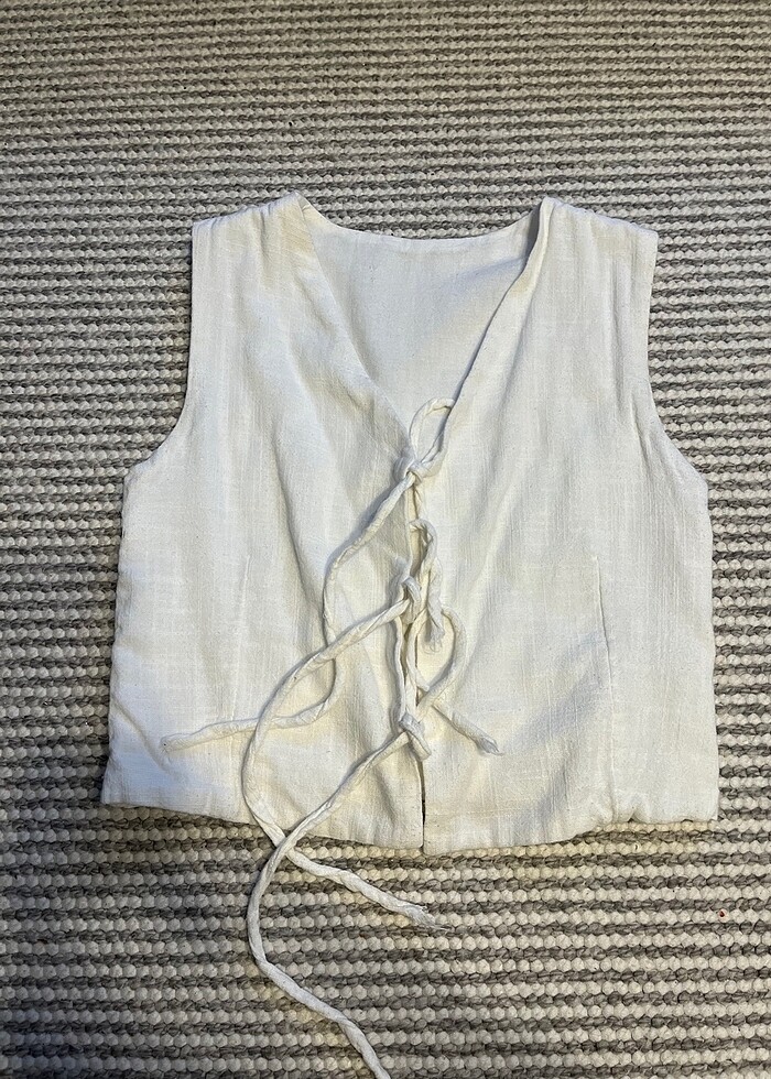 Keten yelek - Görsel 3