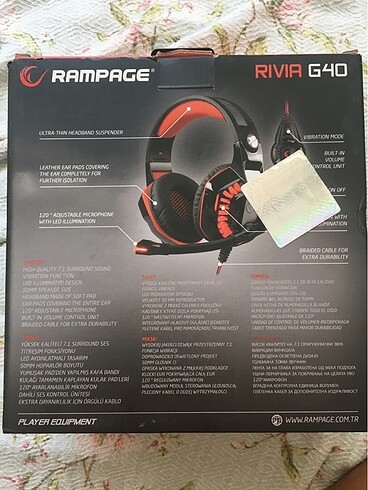 Rampage kulaklık G40