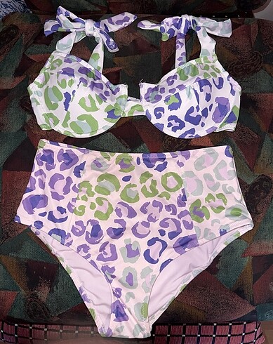 Trendyol & Milla Leopar desenli bikini takımı