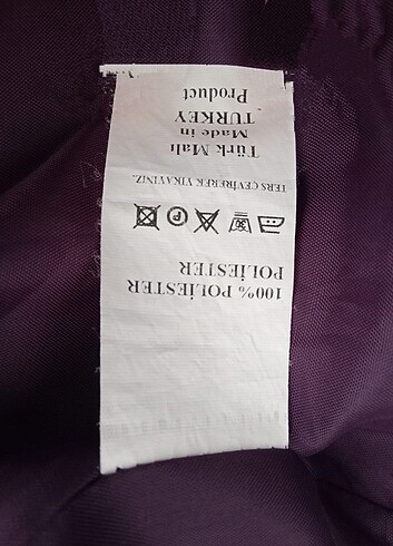 m Beden mor Renk Dış giyim