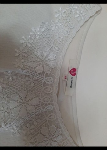 Koton Dantel Detaylı Beyaz Bohem Kadın Bluz