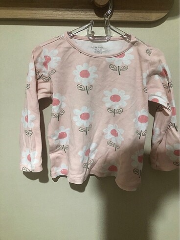 LC Waikiki 18-24 ay pijama takımı çiçekli pamuklu lcw