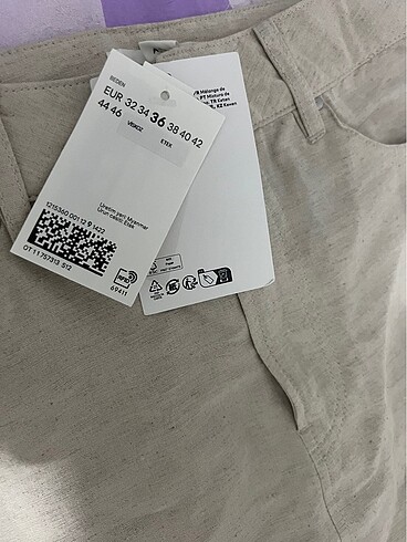 s Beden çeşitli Renk H&M keten uzun etek