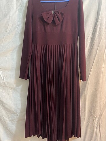 Topshop Topshop Bordo Renk Triko Elbise (34)