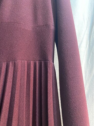 34 Beden bordo Renk Topshop Bordo Renk Triko Elbise (34)