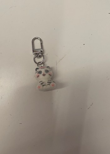 Accessorize  Sevimli Kedi Figurlu Anahtarlik Canta Susu