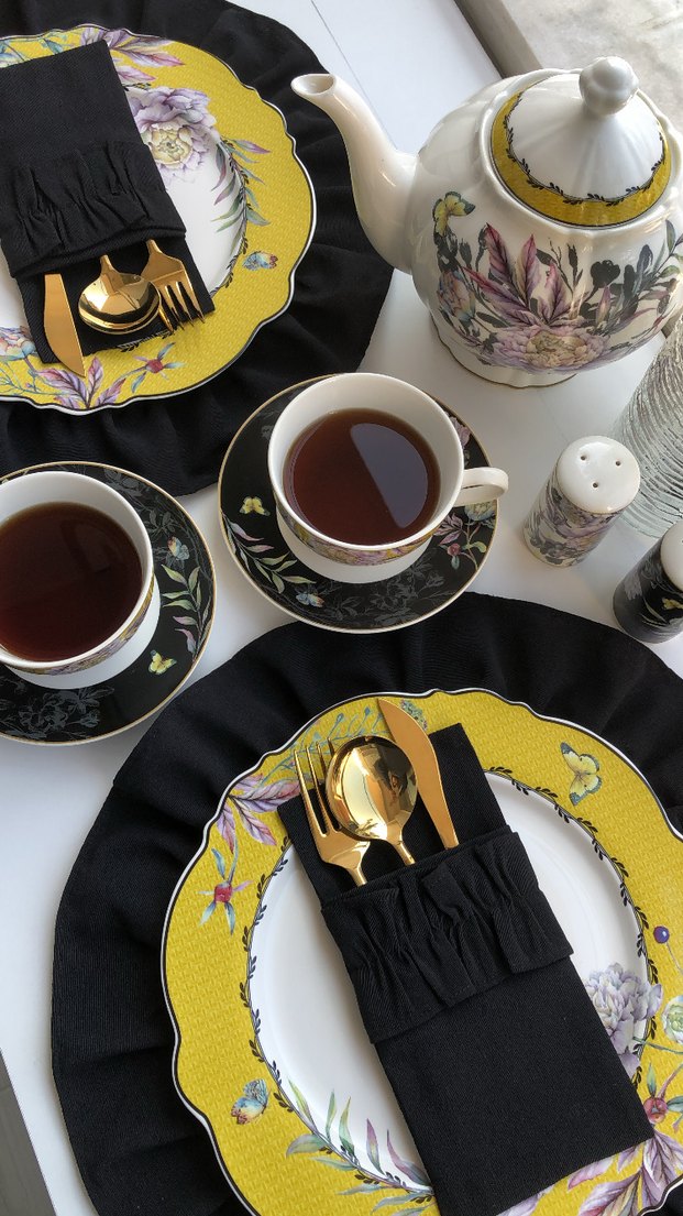 Keten Çatal Kaşık Bıçak Kılıfı - Görsel 3