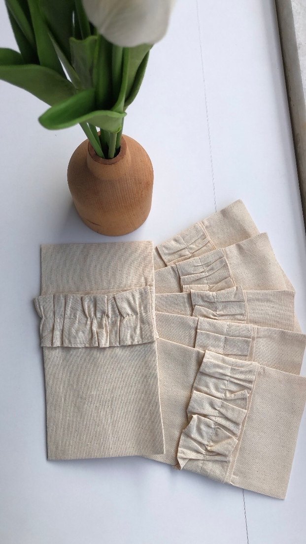 Keten Çatal Kaşık Bıçak Kılıfı - Görsel 4