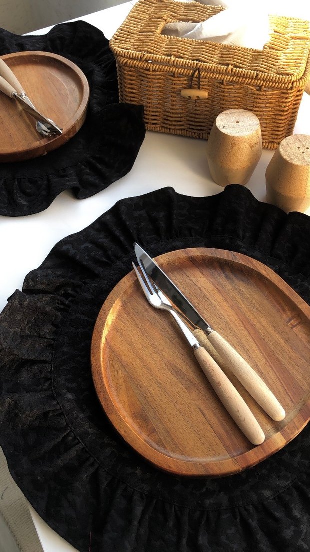 Leopar Desenli Yuvarlak Fırfırlı Supla - Görsel 2