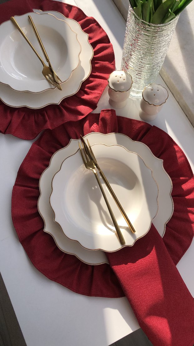 Bordo Peçete - Görsel 2