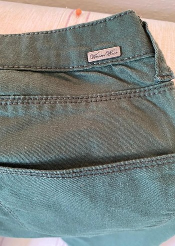 40 Beden yeşil Renk Kadın Yeşil Normal Boy Pantolon
