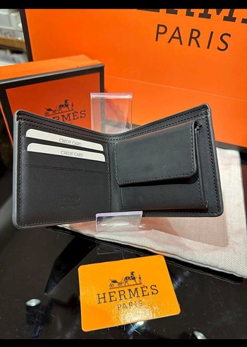 Hermes Paris Siyah Erkek Cüzdan - Görsel 2