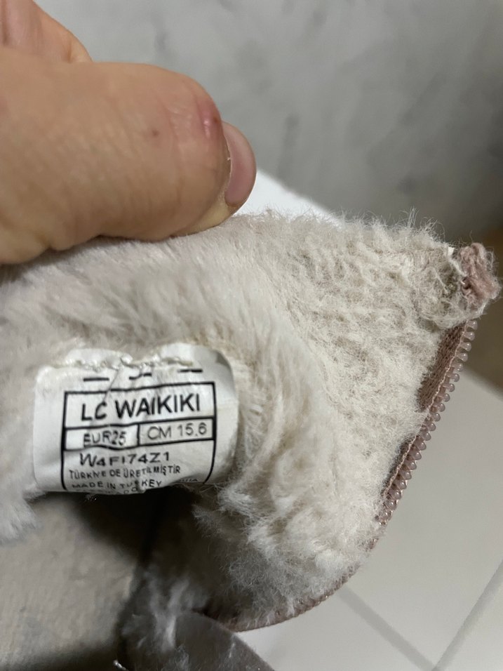 Çocuk pudra rengi bot - Görsel 4