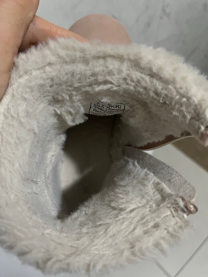 Çocuk pudra rengi bot - Görsel 5