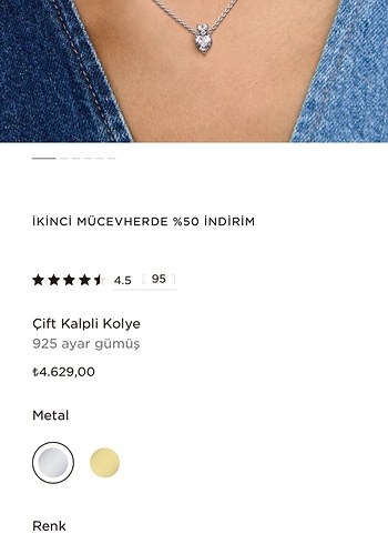 Pandora bileklik kolye - Görsel 5