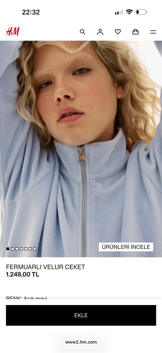 Velur ceket - Görsel 4