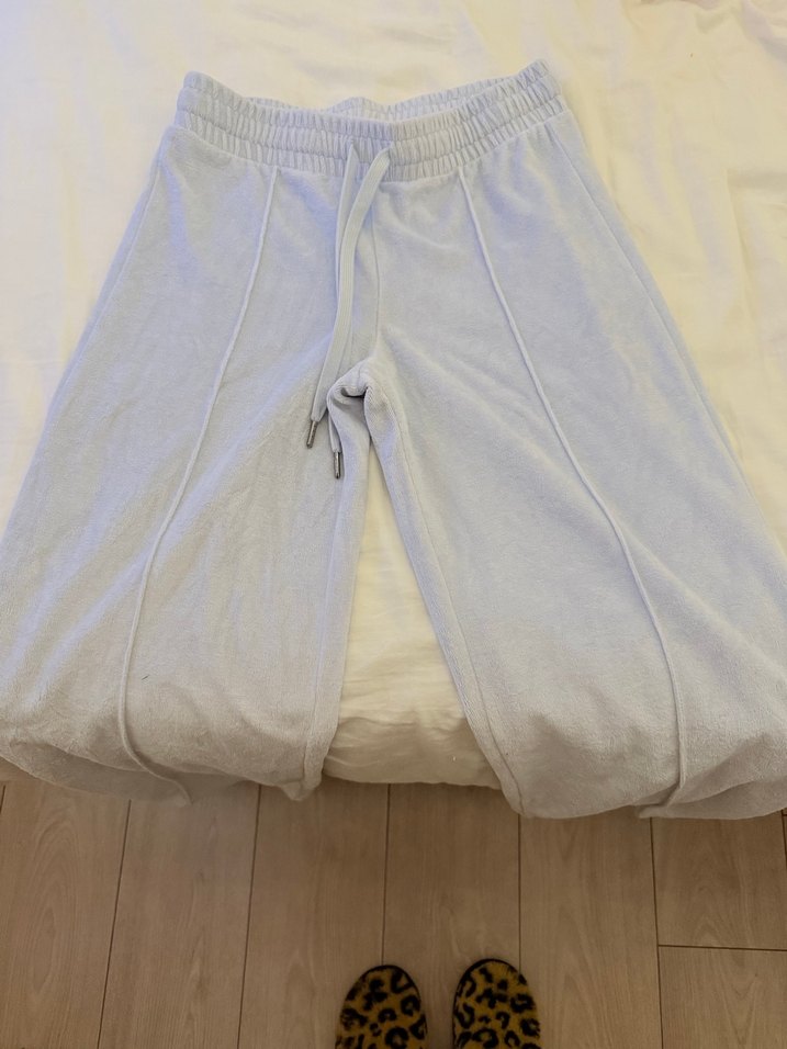 Velur jogger pantolon - Görsel 4