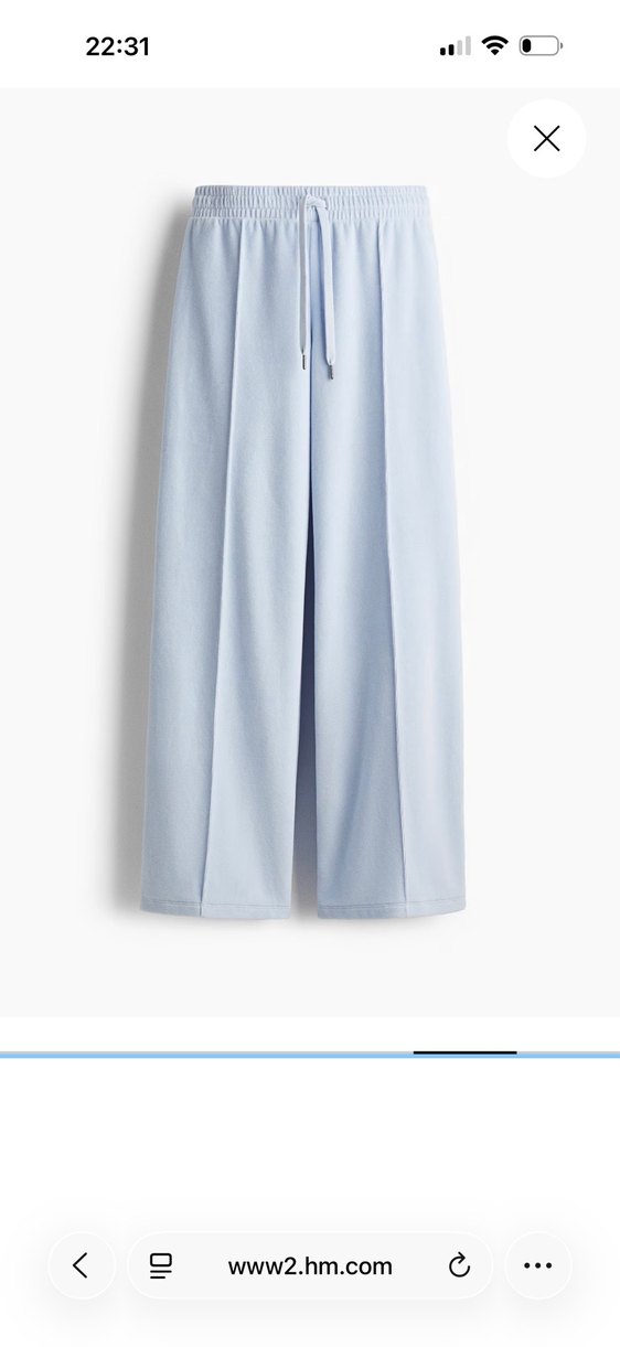 Velur jogger pantolon - Görsel 3