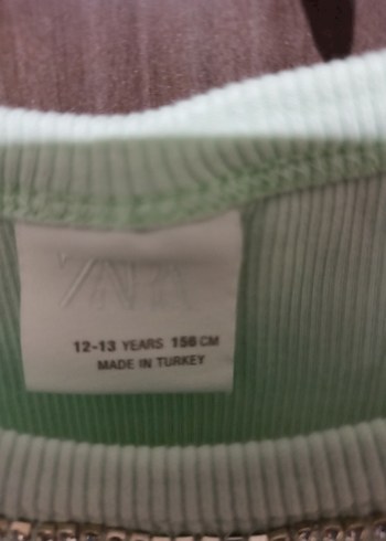 Kız Çocuk Yeşil Triko Atlet - Görsel 2